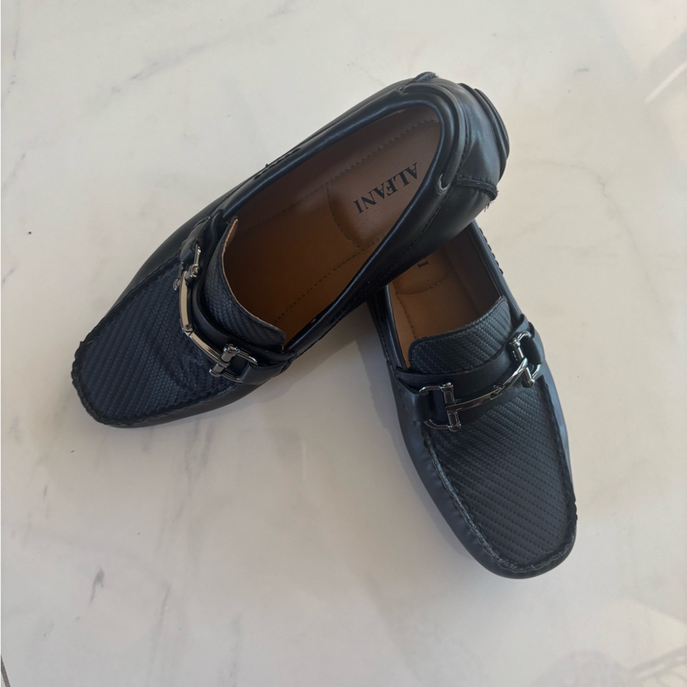 Alfani Men's Black Slip-On Loafers - Picture 4 of 8